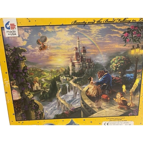 Disney Beauty And The Beast 750 Piece Puzzle - Thomas Kinkade - Picture 5 of 11